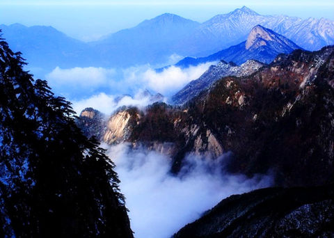 <黄冈罗田大别山天堂寨自驾1日游>一脚跨两省，一票观两景